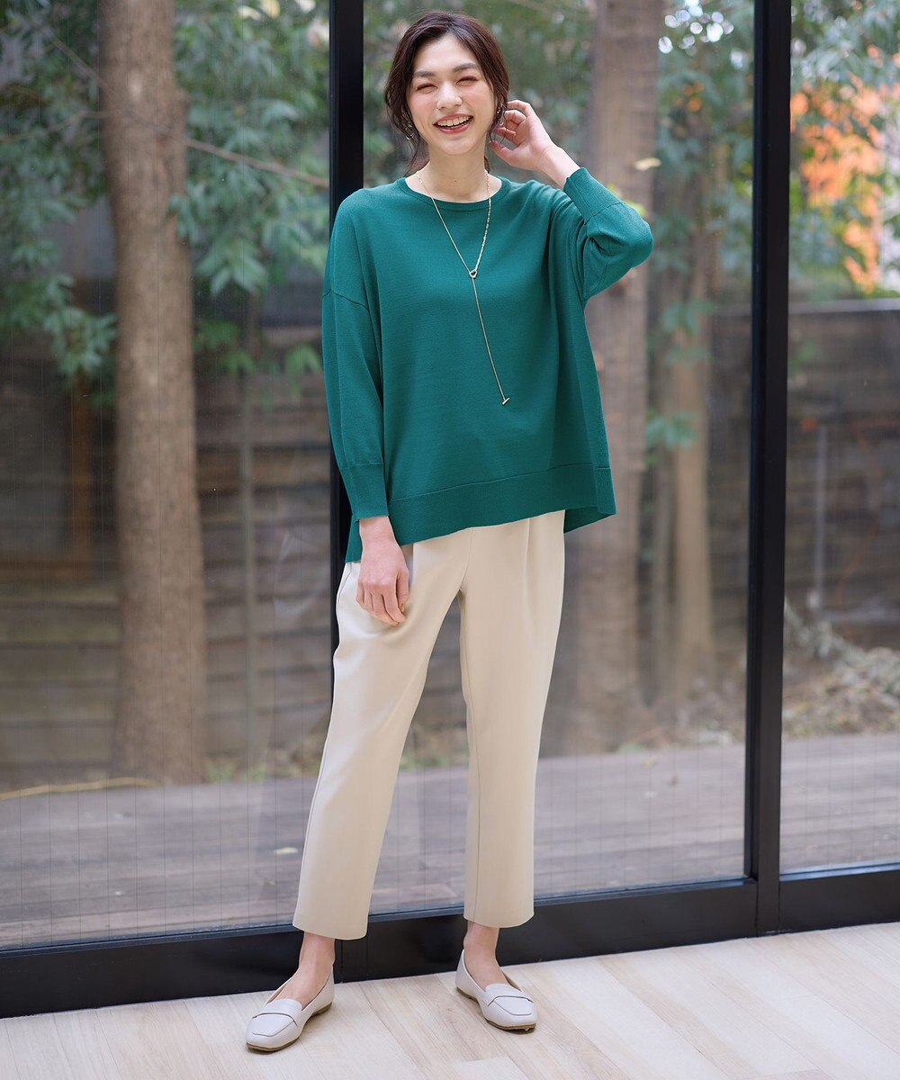 ANY ゆるチュニックニット 