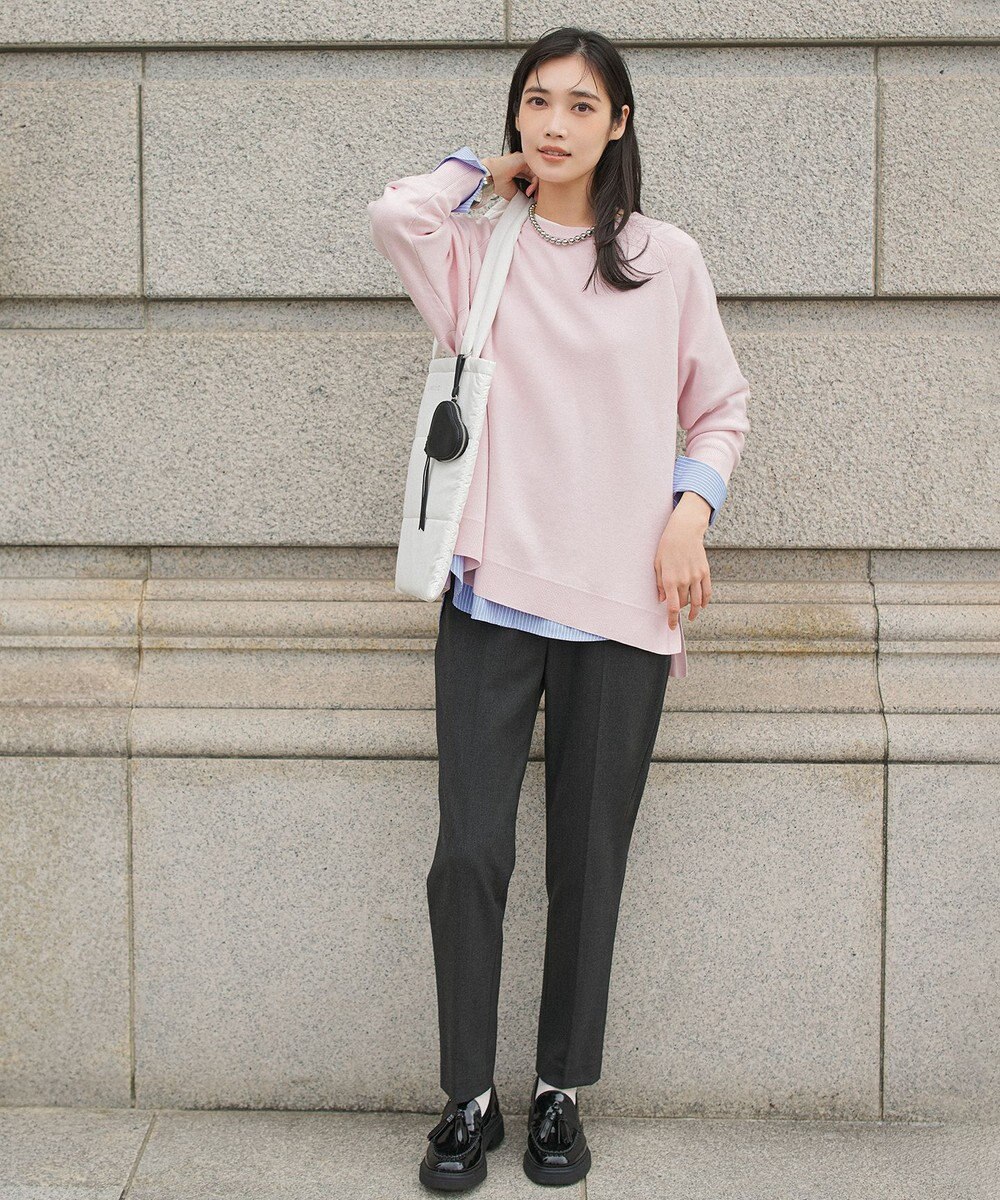 UNFILO L コットンカシミヤニット クルーネック 