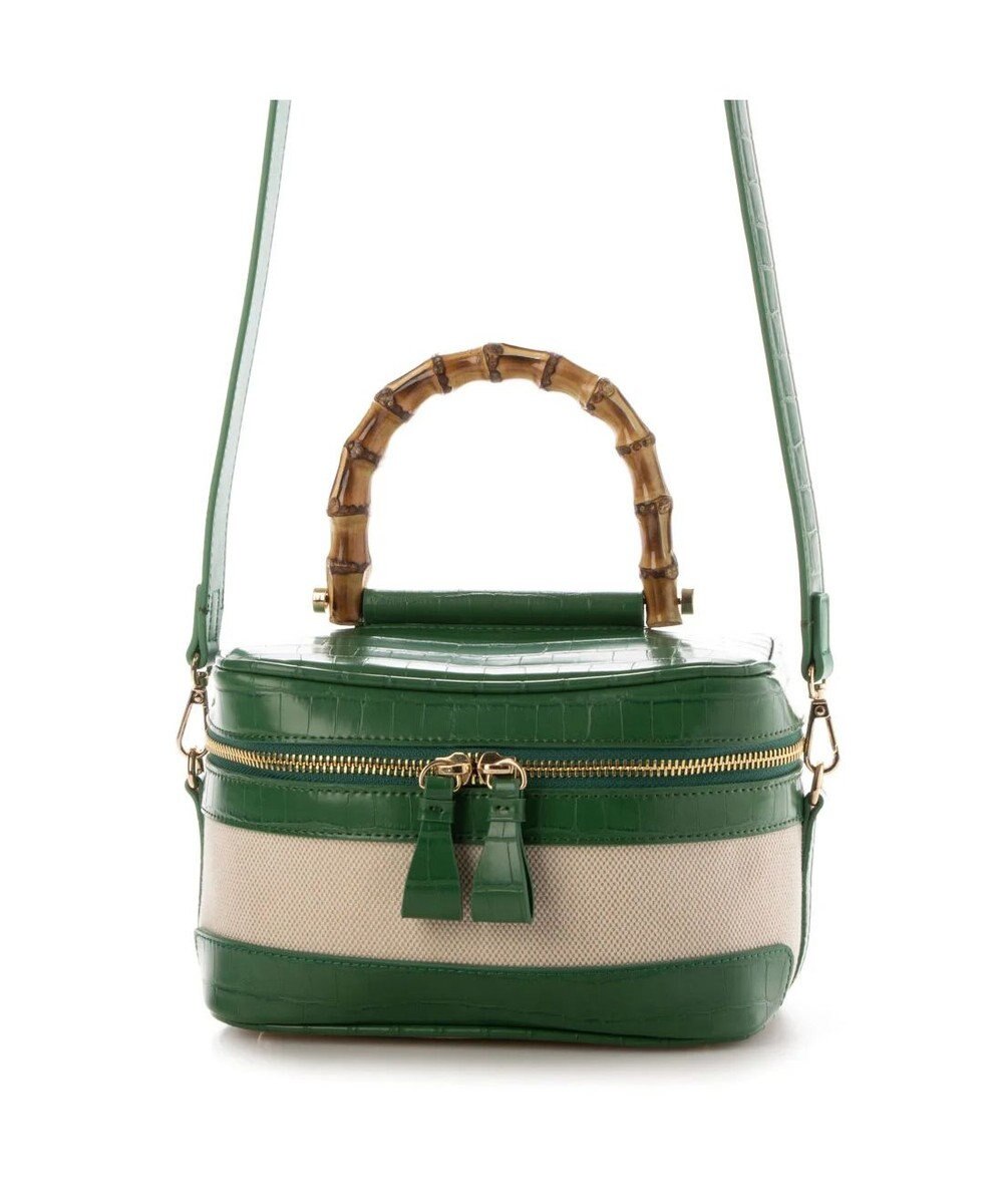 UNBILLION kakatoo バンブーハンドル2wayバニティバッグ 