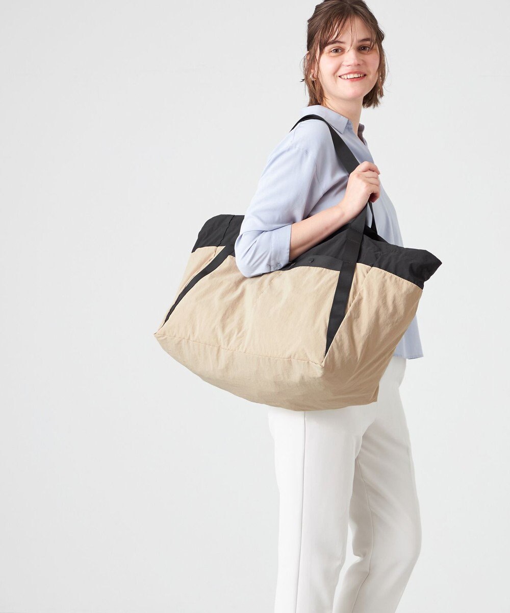 LA BAGAGERIE 【MONICA】ダブルハンドル　パッカブルビッグバッグ 