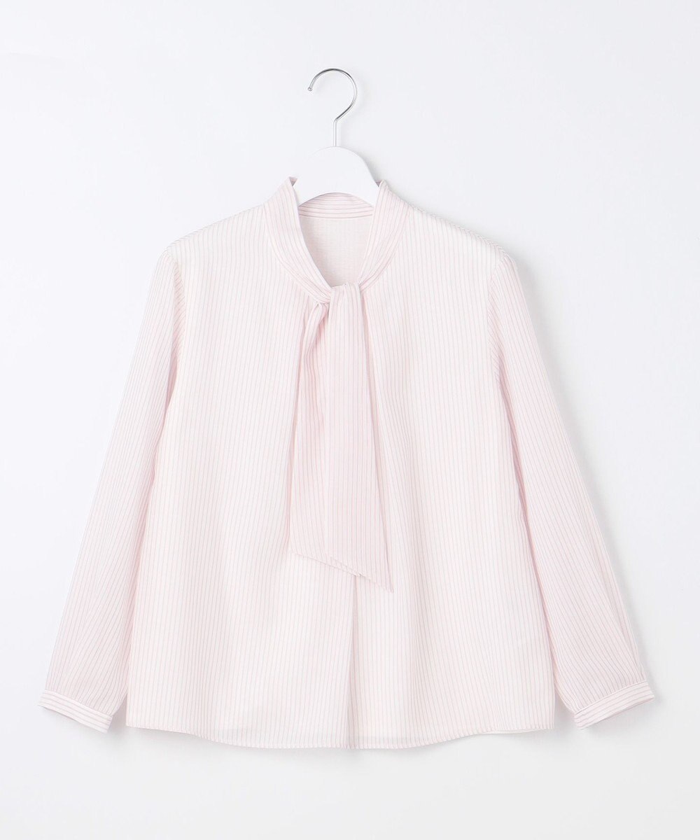 J.PRESS LADIES S カチオンストライプ ボウタイ カットソー 