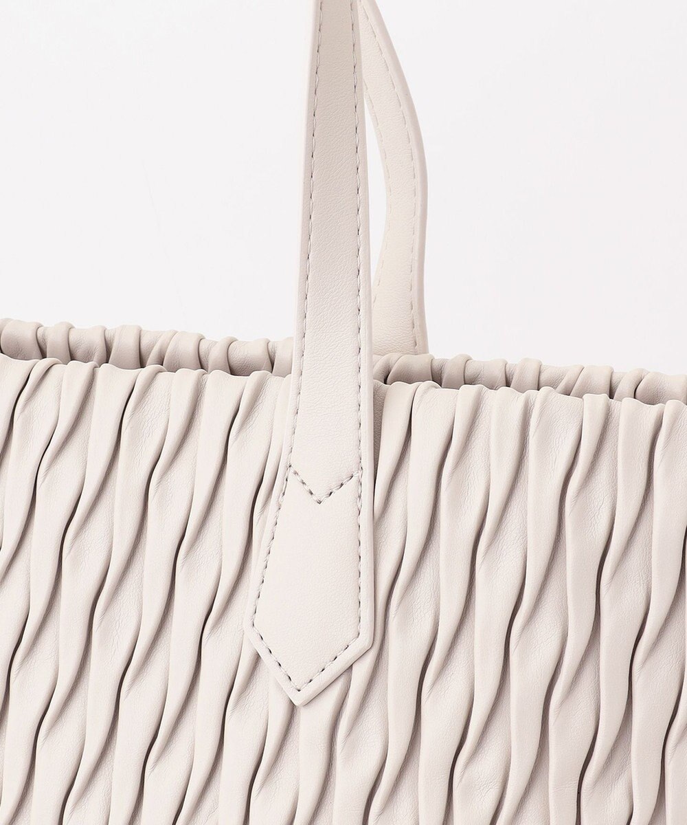 LA BAGAGERIE ランダムプリーツトートバッグ 