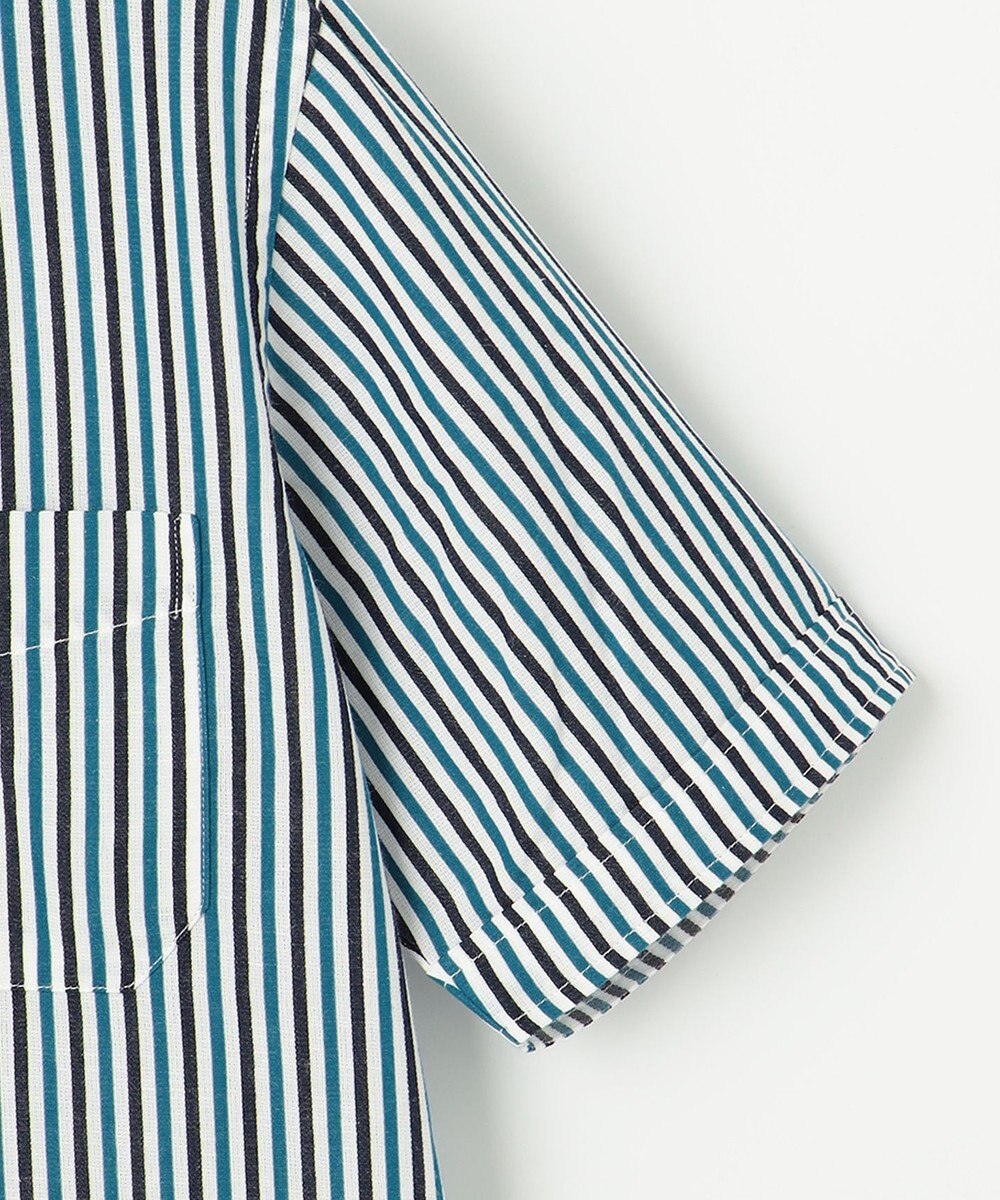 JOSEPH ABBOUD 【イージーケア】ストライプ 半袖シャツ 