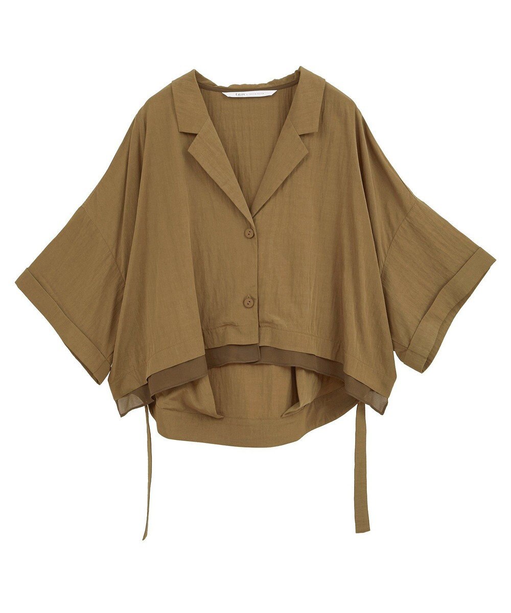 YECCA VECCA 【接触冷感】クロップドデザインジャケット② 