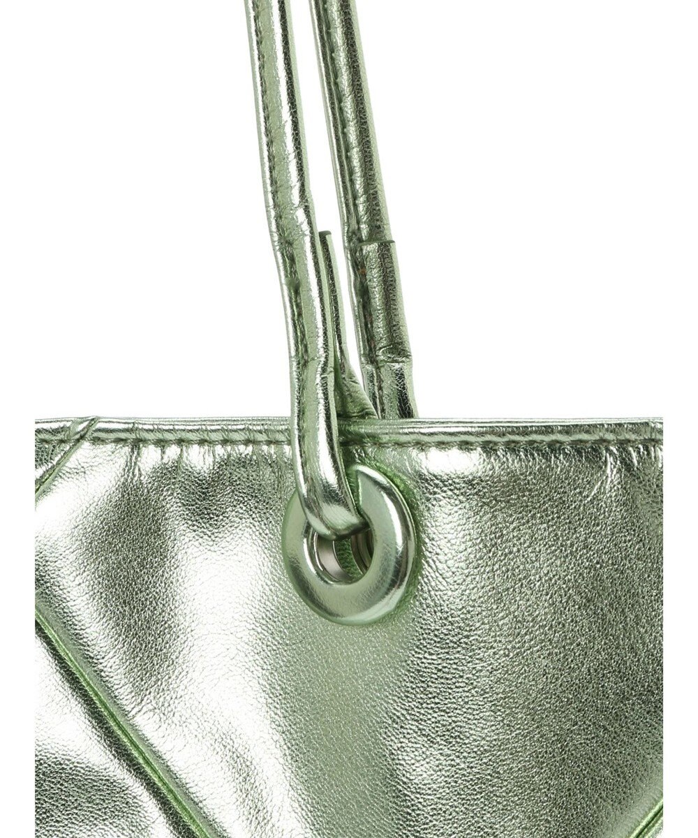 Green Parks ａｎｄｍｉｋｋａ　パッチワークメタリックＡ４トート 