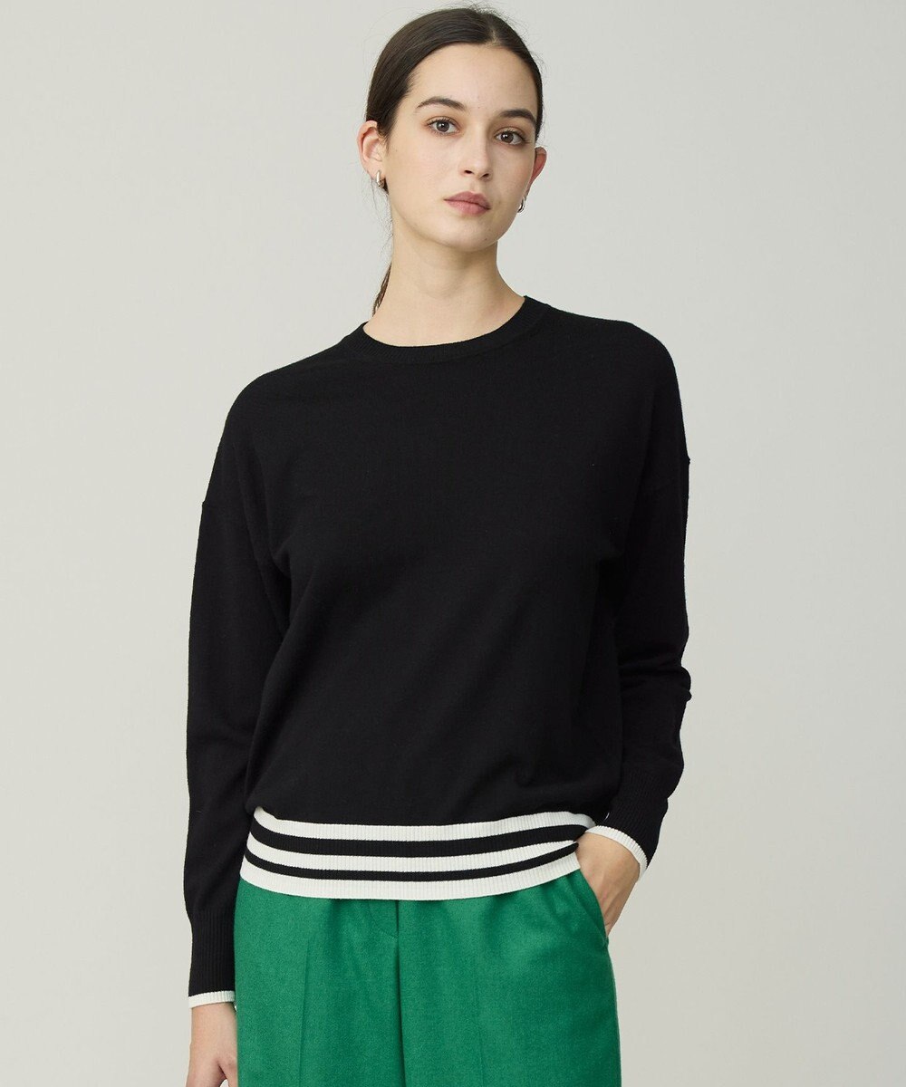 ICB ハイゲージソフトウール ニットプルオーバー 