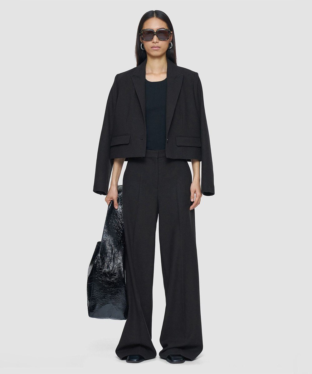 JOSEPH フランネルストレッチ　トラウザーズ 