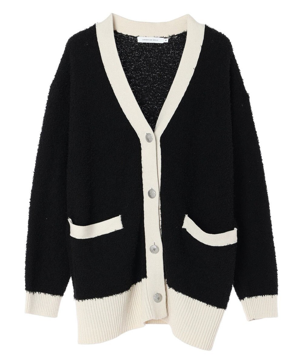 AMERICAN HOLIC モノトーンＶネックニットカーディガン 