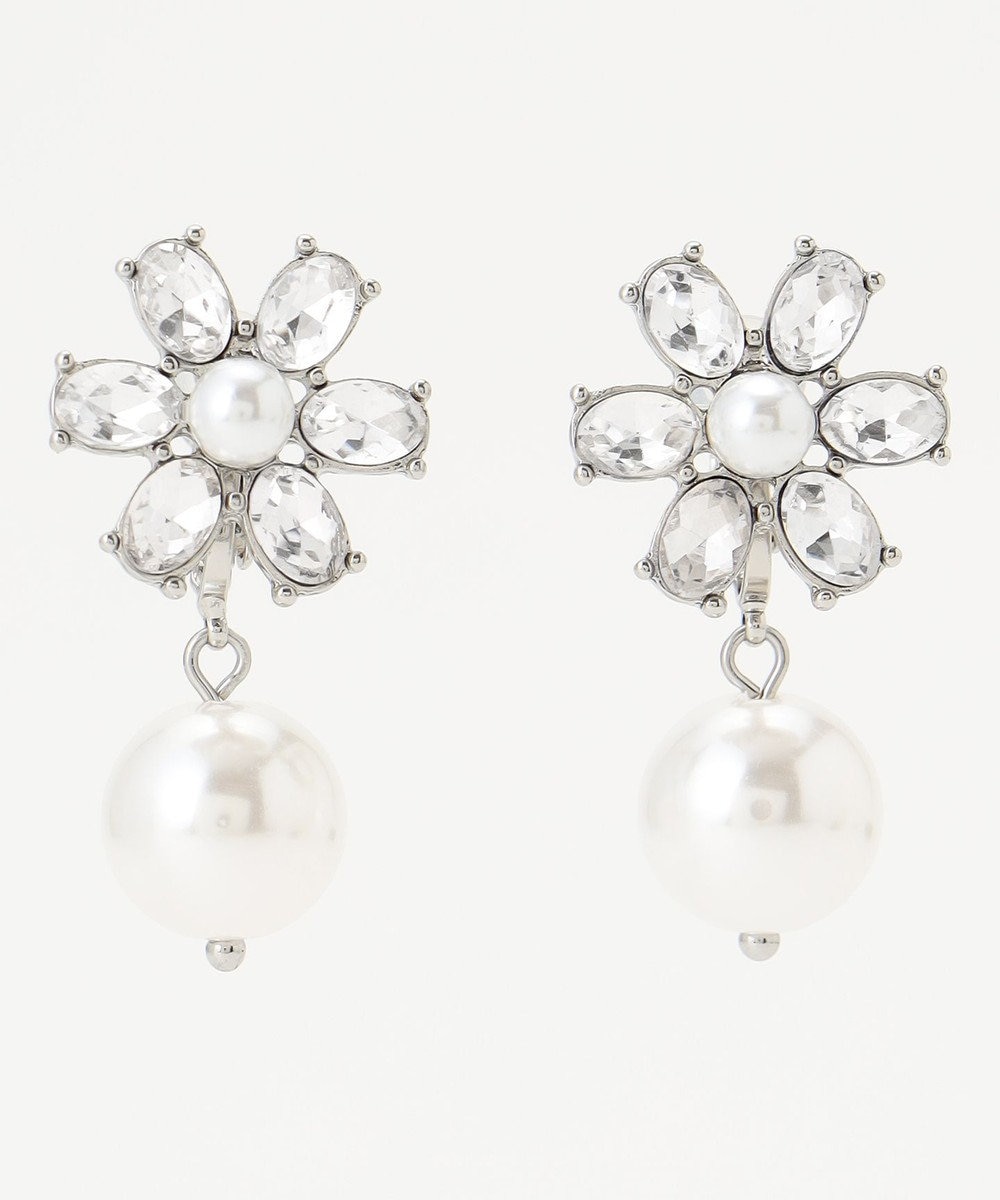 TOCCA DAISY BIJOUX＆PEARL EARRINGS イヤリング ホワイト系