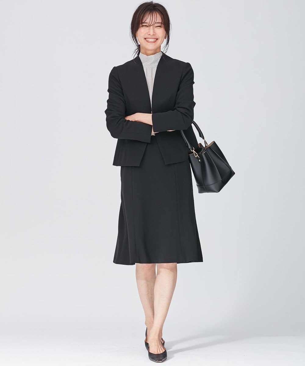 23区 トリアセダブルジョーゼット ジャケット 