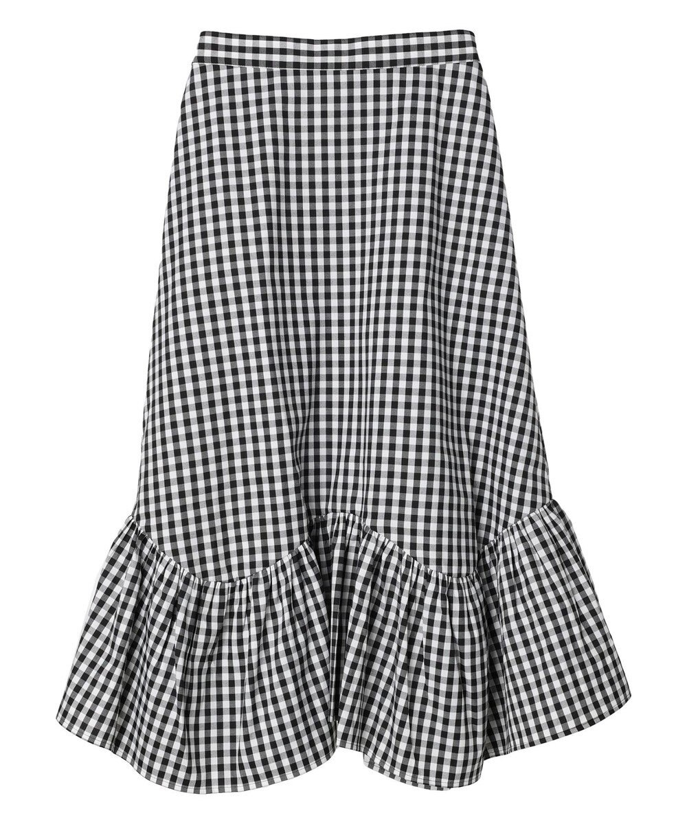 earth music&ecology イレヘムチェックスカート 