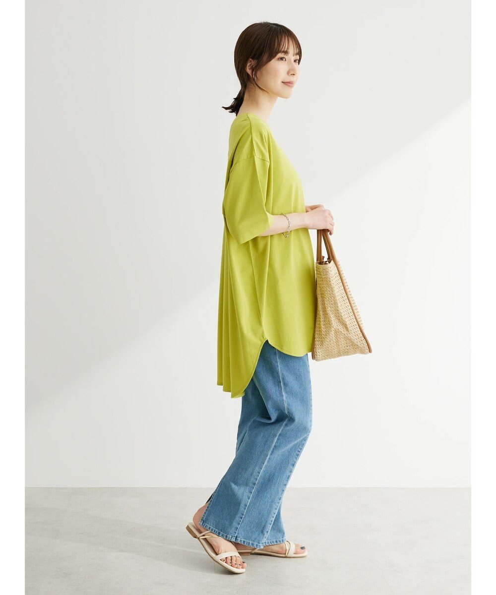 Green Parks 接触冷感バックカシュクールチュニック 