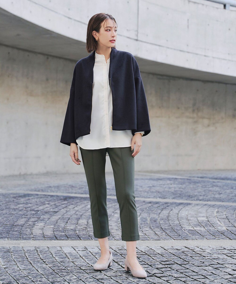 Tiaclasse モッサ風ダブルフェイスコート 