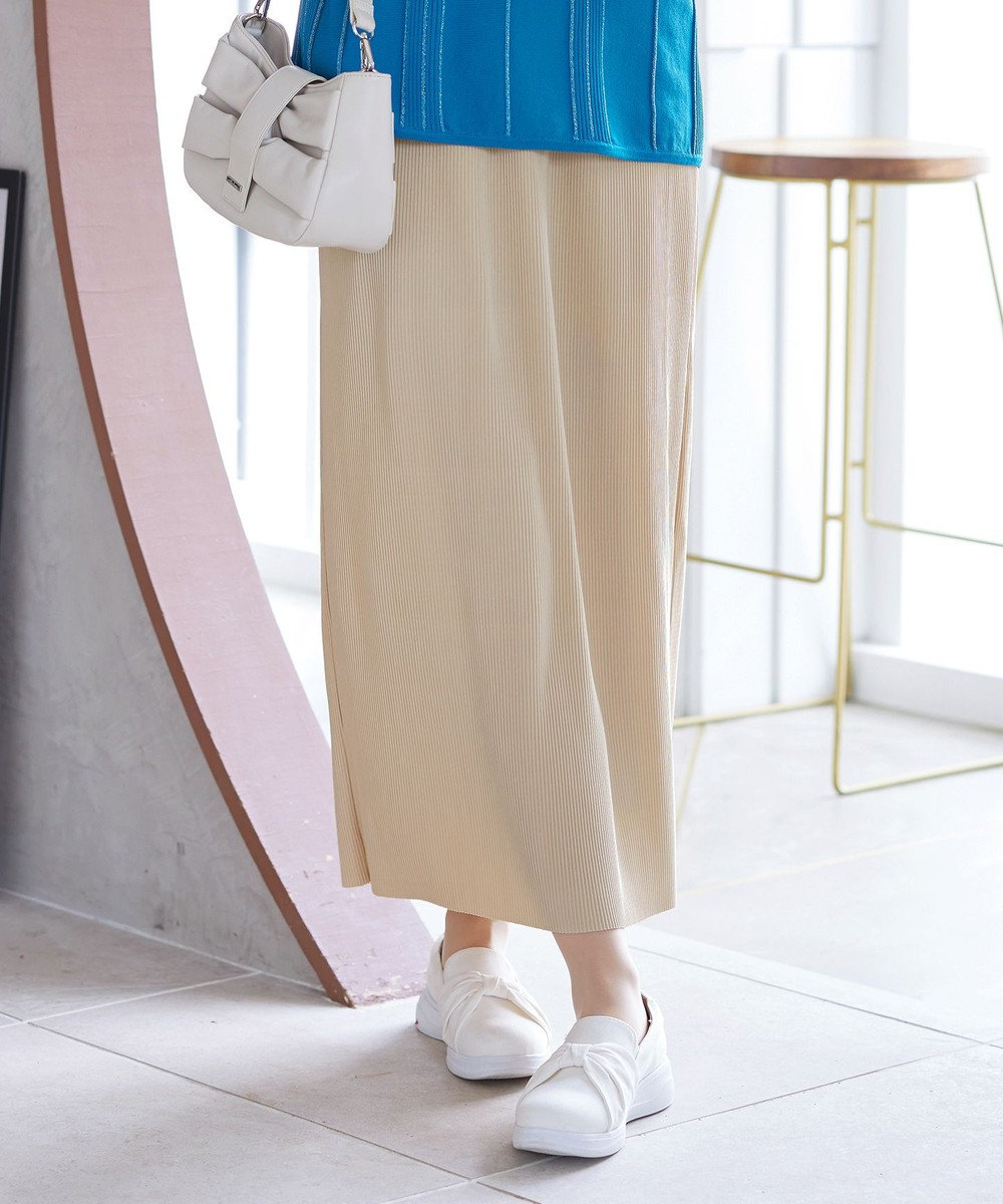 Tiaclasse L 【おのののかさん着用】クリスタルプリーツスカート 