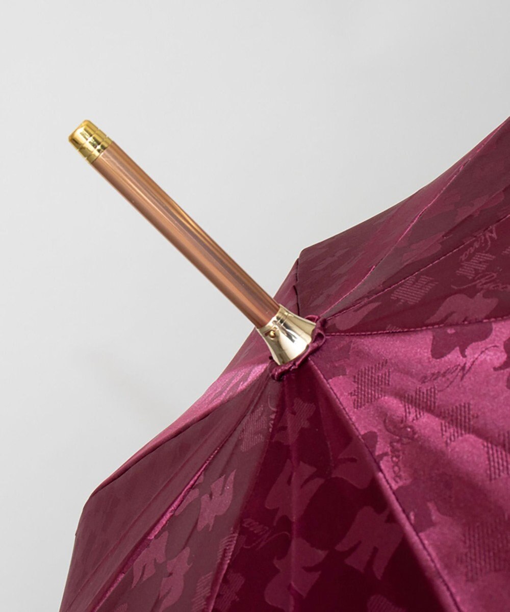 AURORA ニナリッチ　ハト柄ジャカード　ジャンプ傘 