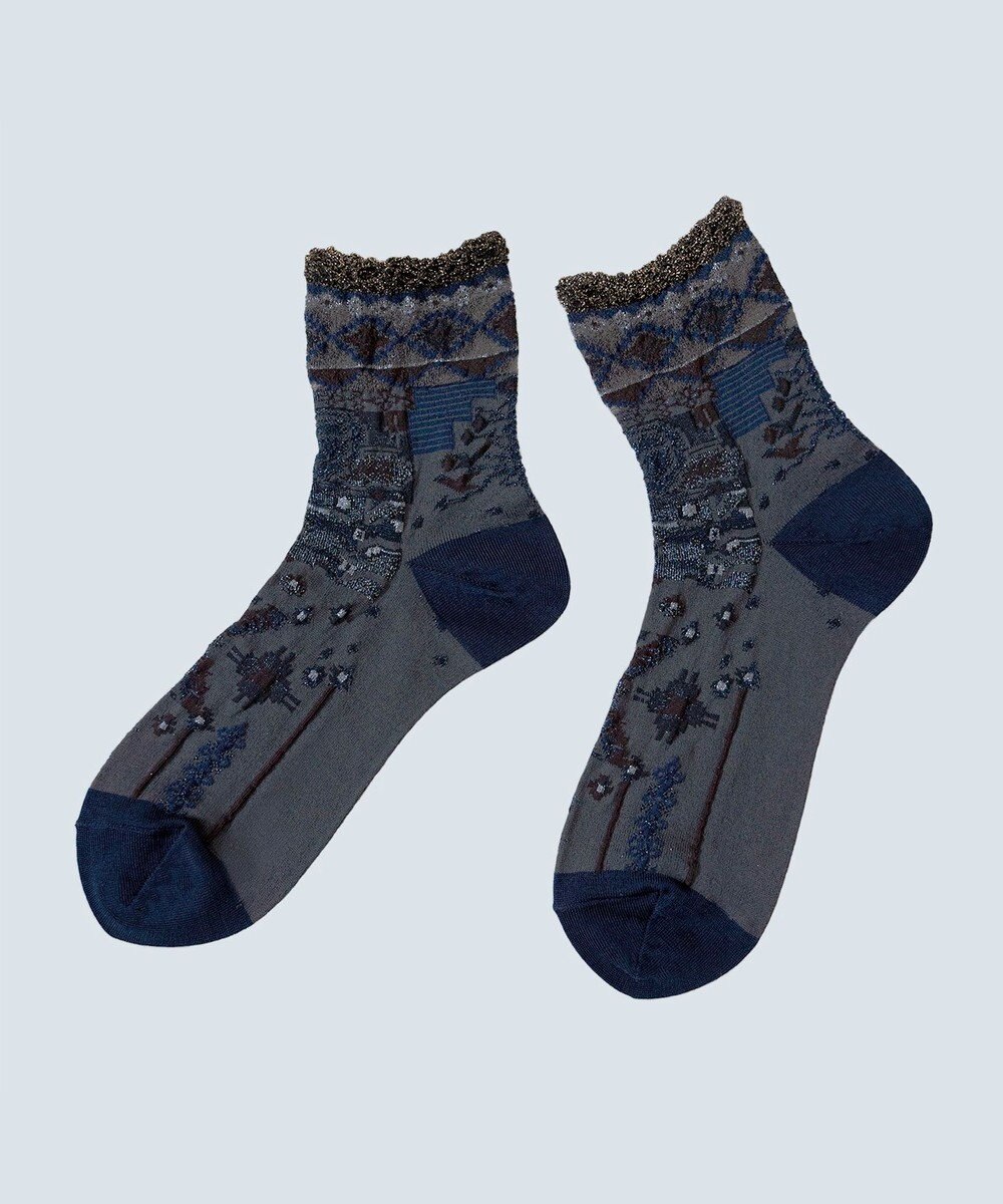 COQ USAGI FARM ラメショートソックス 