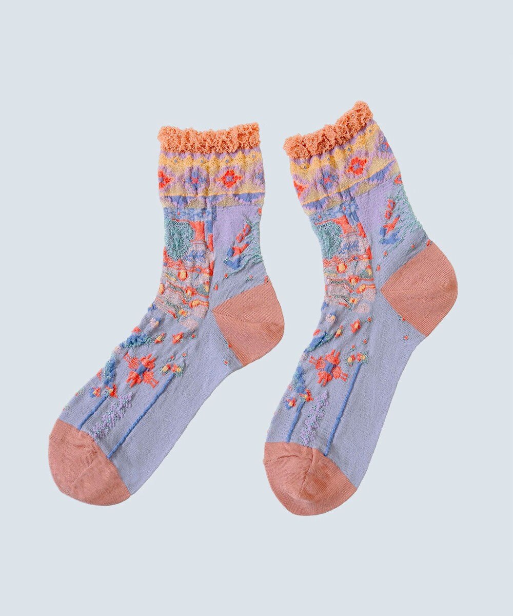 COQ USAGI FARM ラメショートソックス 