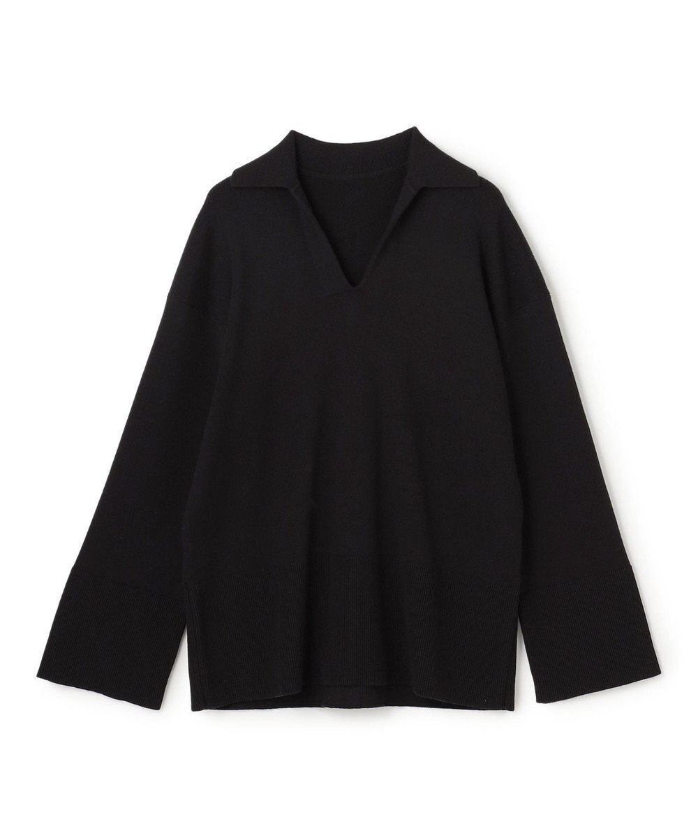 uncrave スウェットライクニット スキッパートップス 