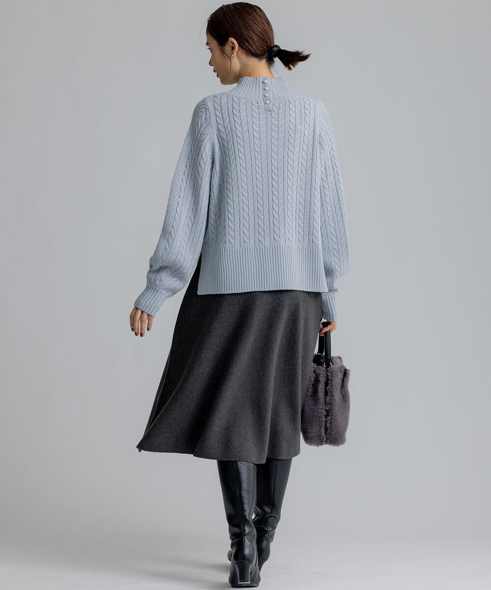 組曲 バルキーケーブル ニット 