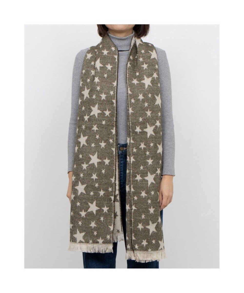 UNBILLION カシュネ cache nez / 星柄ジャカードストール 
