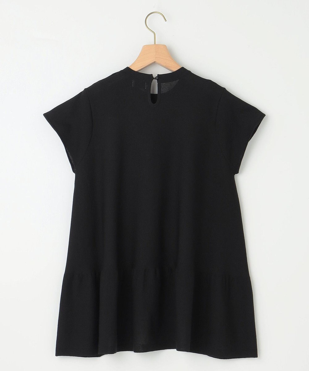 組曲 【WEB限定カラーあり】バックフレアニットTシャツ 