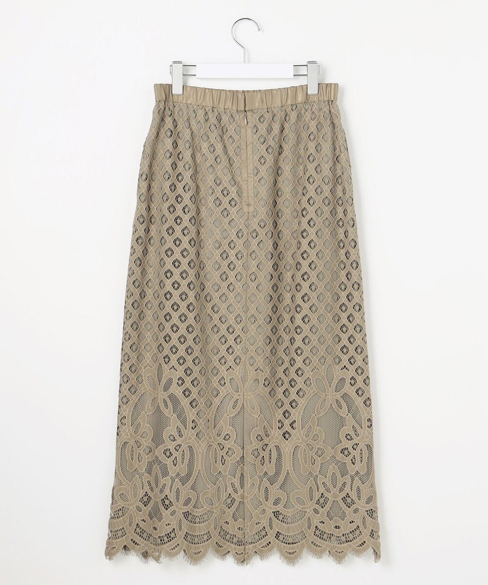 自由区 【SHIHOさん着用・こだわり素材】パネルレース スカート 