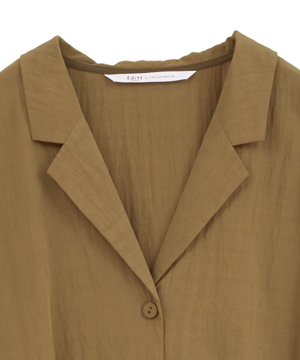 YECCA VECCA 【接触冷感】クロップドデザインジャケット② 