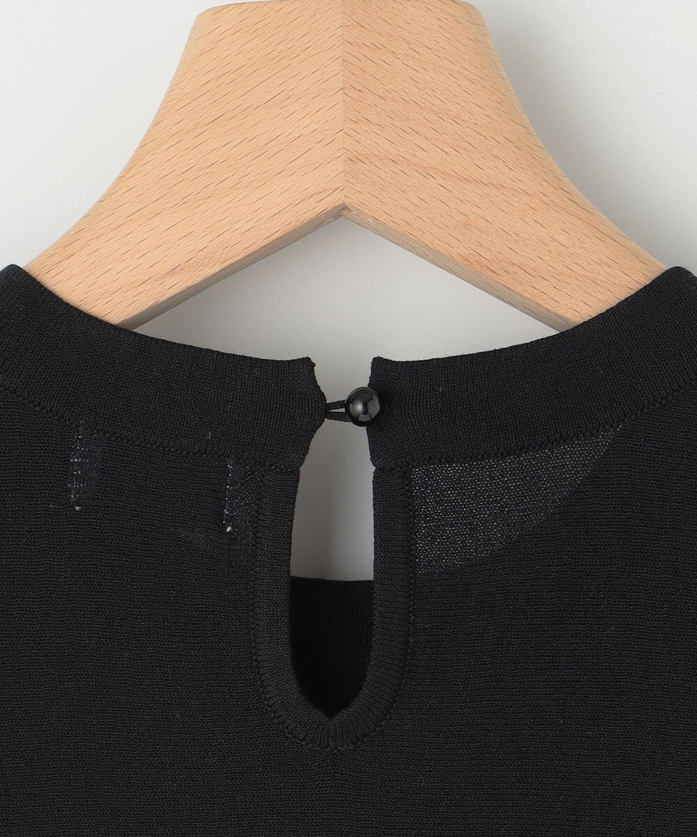 組曲 【WEB限定カラーあり】バックフレアニットTシャツ 