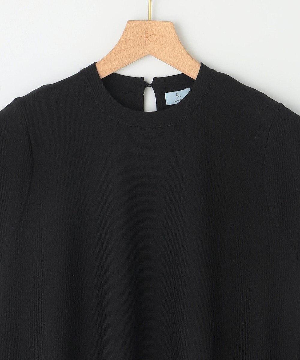 組曲 S 【WEB限定カラーあり】バックフレアニットTシャツ 