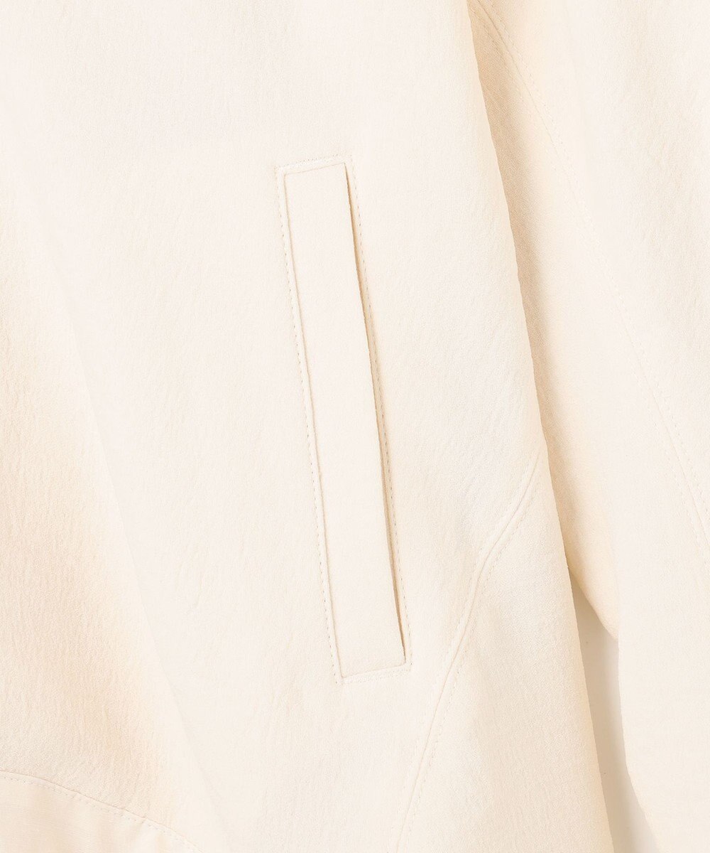 BEIGE， 【洗える】POMONA / ゴールドジップライトブルゾン 