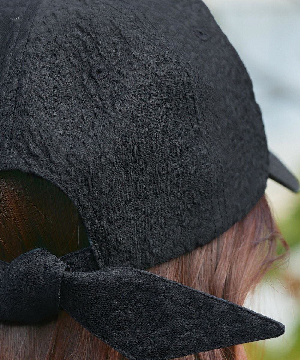 Tiaclasse 【安田美沙子さん/小倉優子さん着用】ジャガードリボンキャップ/リボンキャップ 