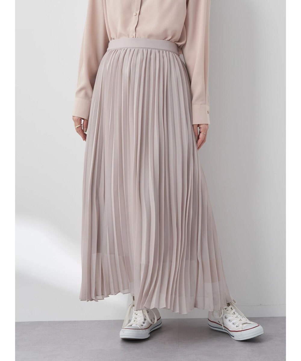 earth music&ecology すきな丈プリーツスカート 