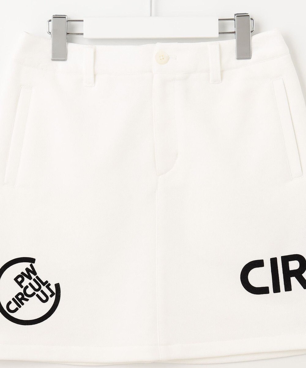 PW CIRCULUS 【WOMEN】アスレジャー 裏毛 ロゴ スカート 