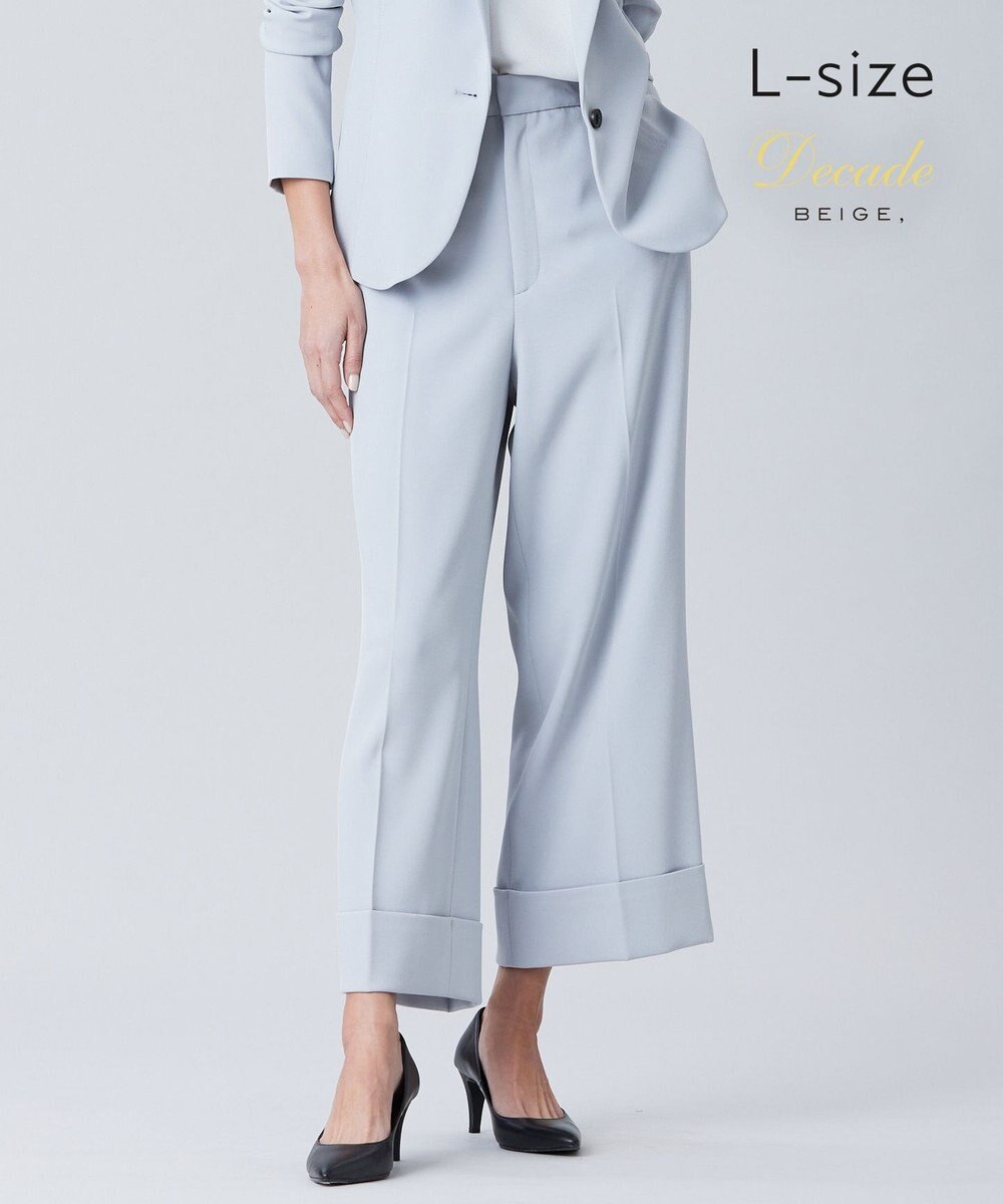 BEIGE， 【L-size】LUIZA / ワイドパンツ 