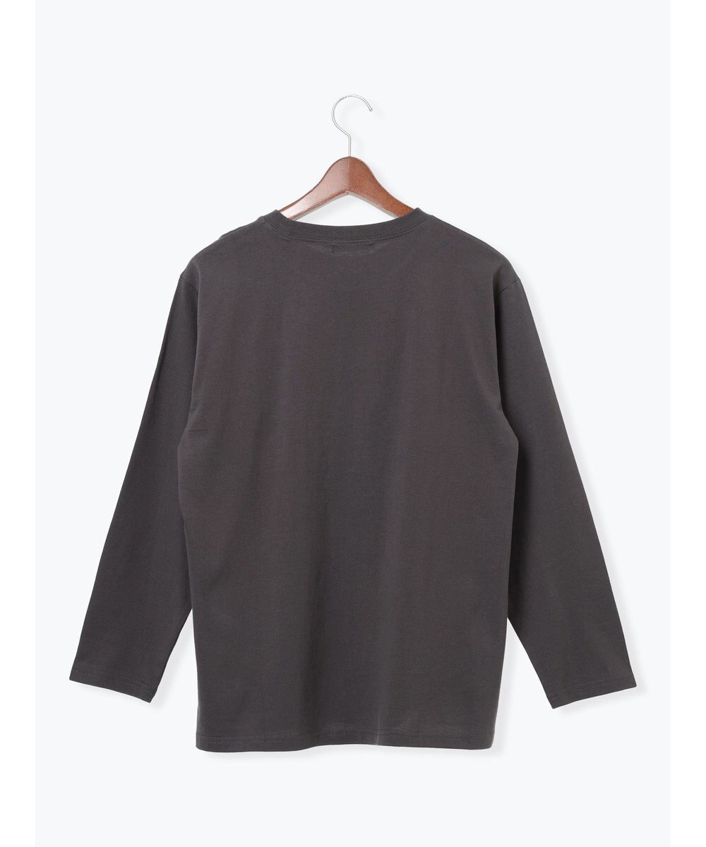 Te chichi 箔プリントロングTシャツ 