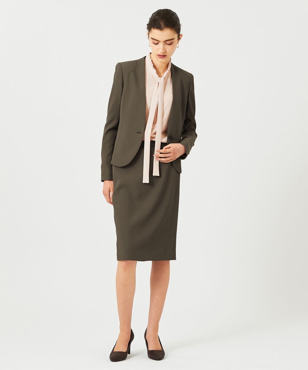 BEIGE， 【L-size】EVA / ボウタイロングスリーブ ブラウス 