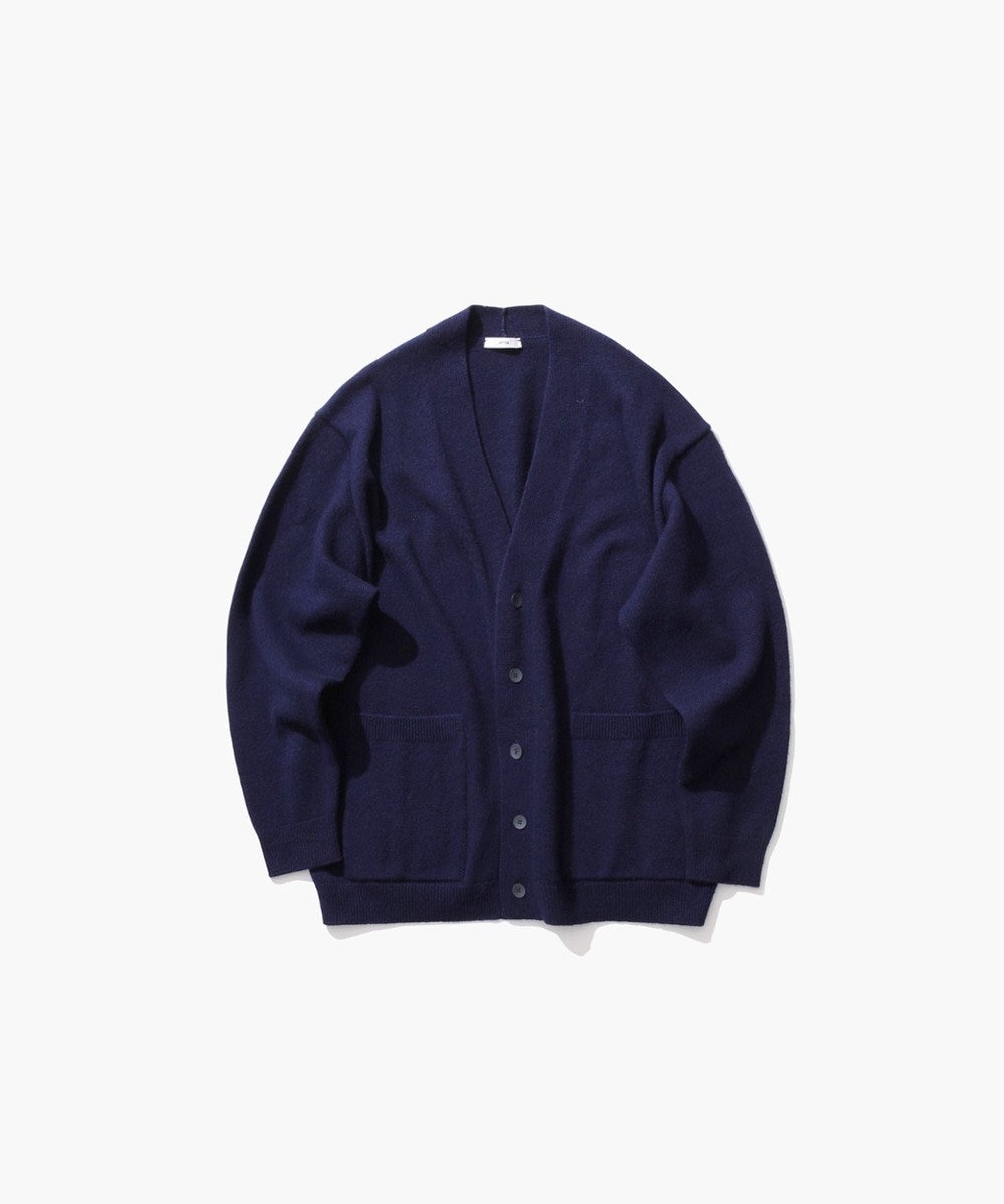 WOOL COTTON BRUSHED | オーバーサイズカーディガン - UNISEX / ATON