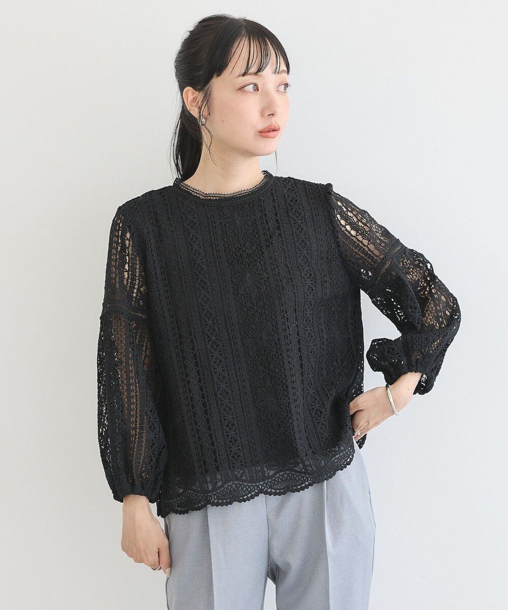 earth music&ecology レースプルオーバー 