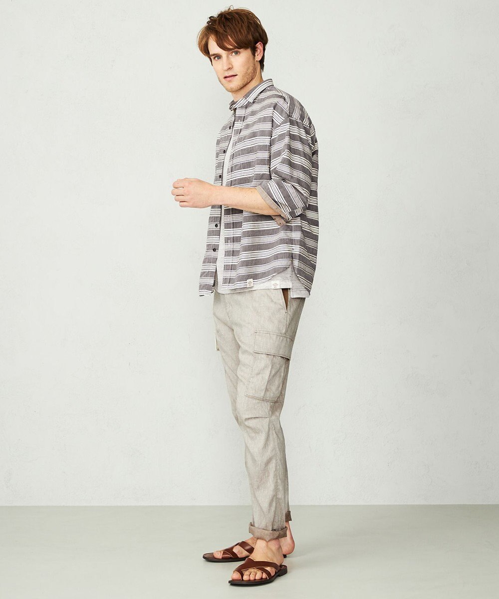 JOSEPH ABBOUD MOUNTAIN 【SPACE】レザーサンダル 