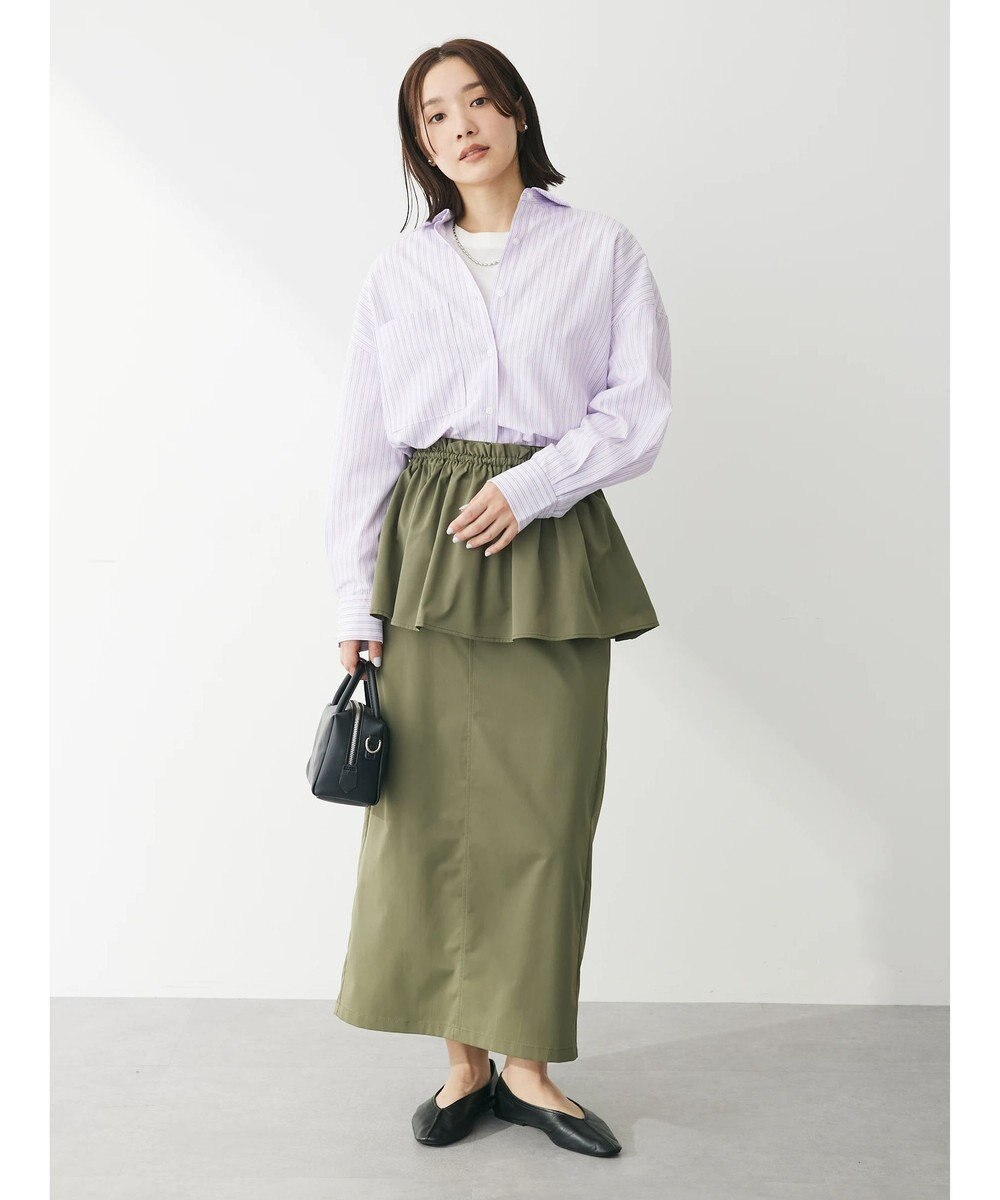 Green Parks ・ＳＵＧＡＲ　ＳＰＯＯＮ　３ｗａｙペプラムスカート 