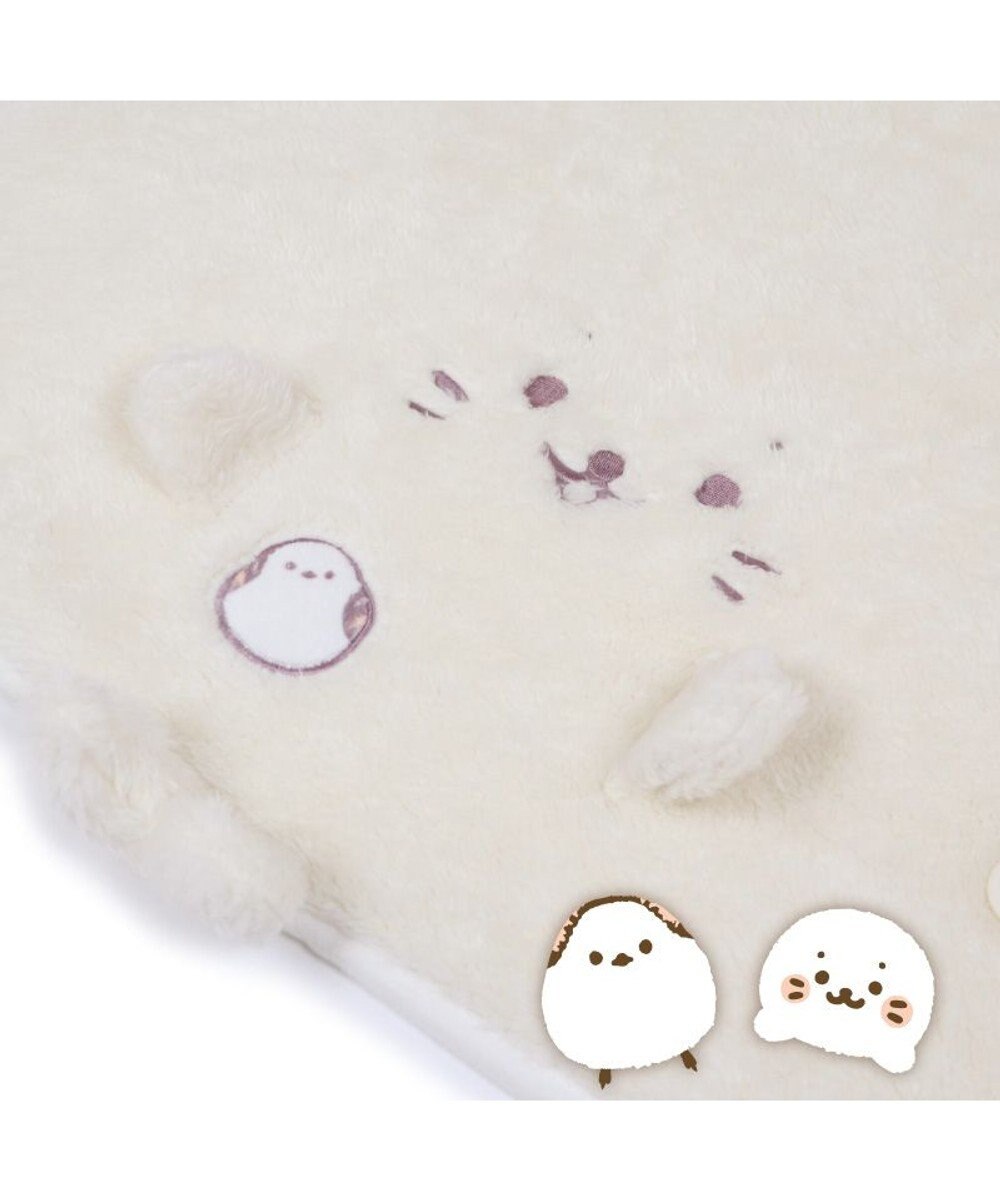 Mother garden しろたん くるっと膝掛け 《シマエナガ》 70×95cm 