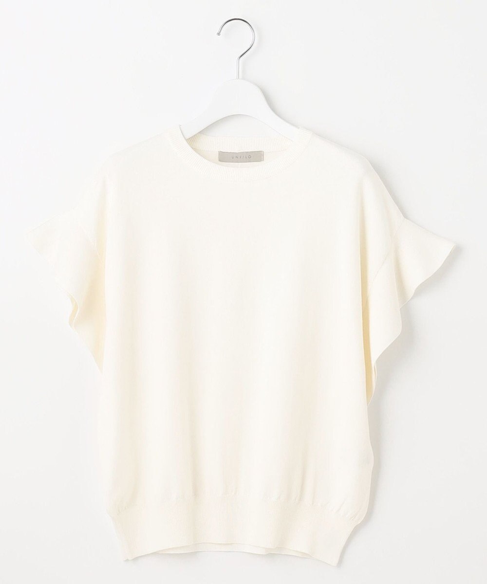 UNFILO UVモイストフレアースリーブニット 