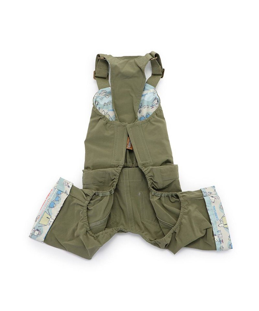 PET PARADISE スヌーピー ビーグルスカウト オーバーオール 《キャンプ柄》 中型犬 