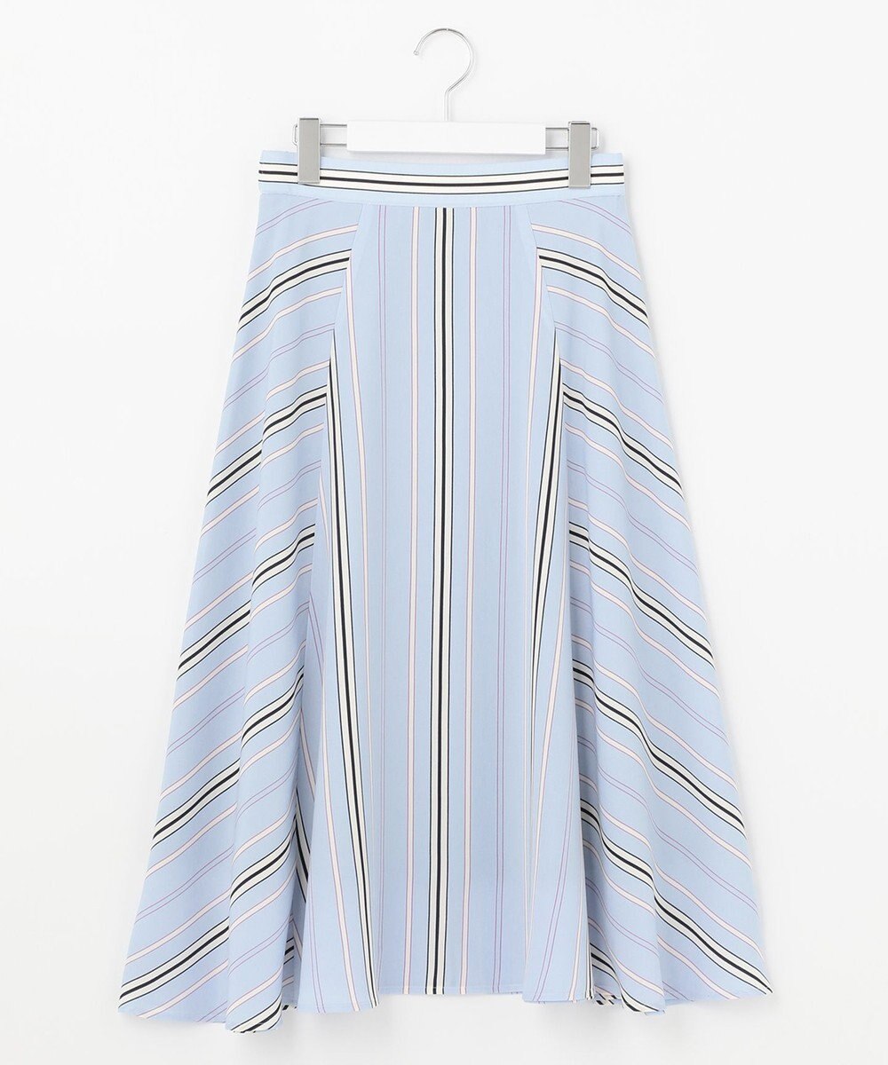 自由区 L 【WEB限定】ランダムストライプ セットアップワンピース 