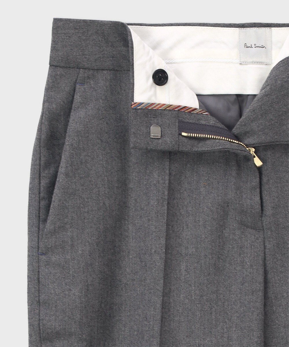 Paul Smith カシミアブレンド フランネル テーパードパンツ 