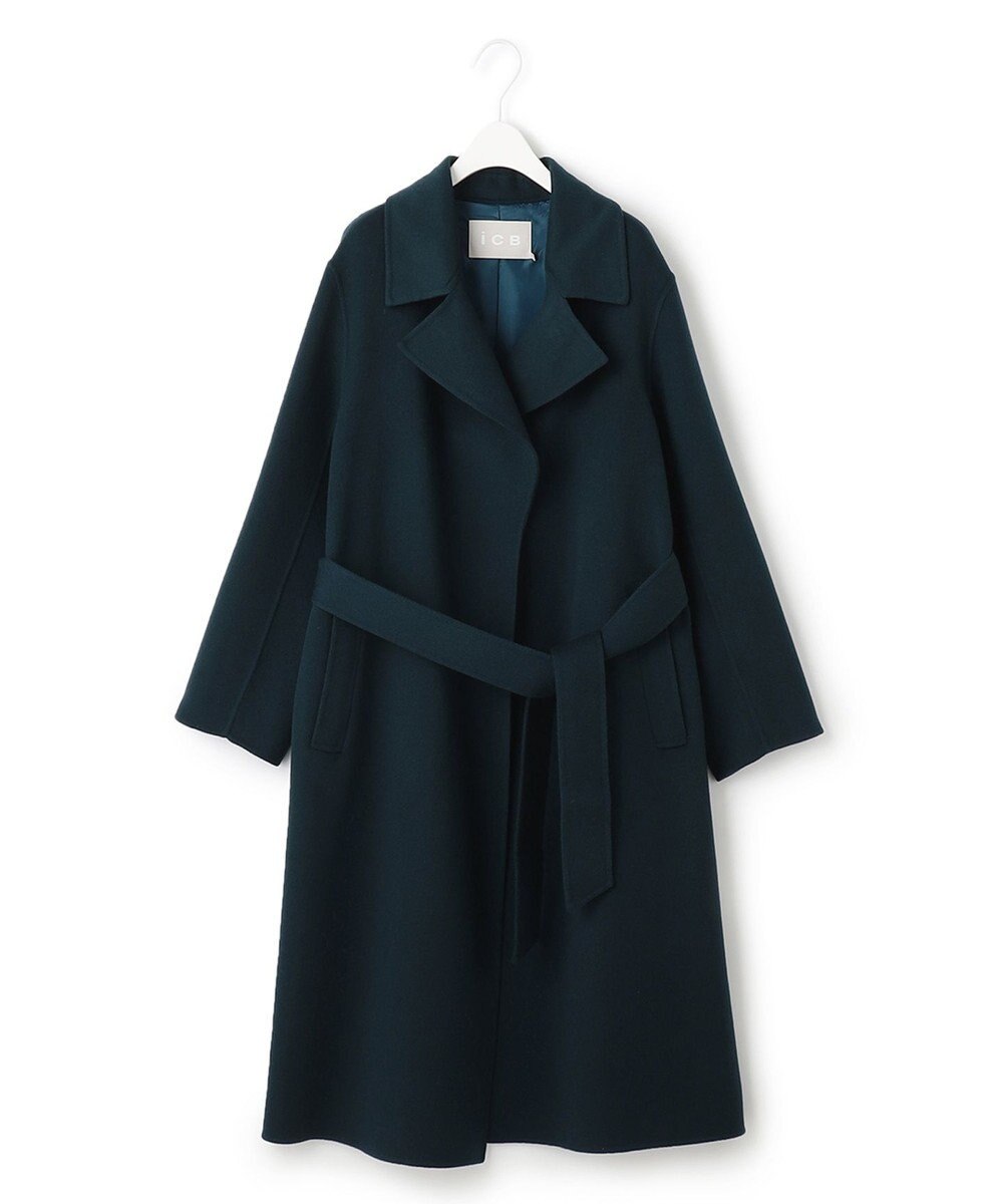 ICB ウールリバー ロングトレンチコート 