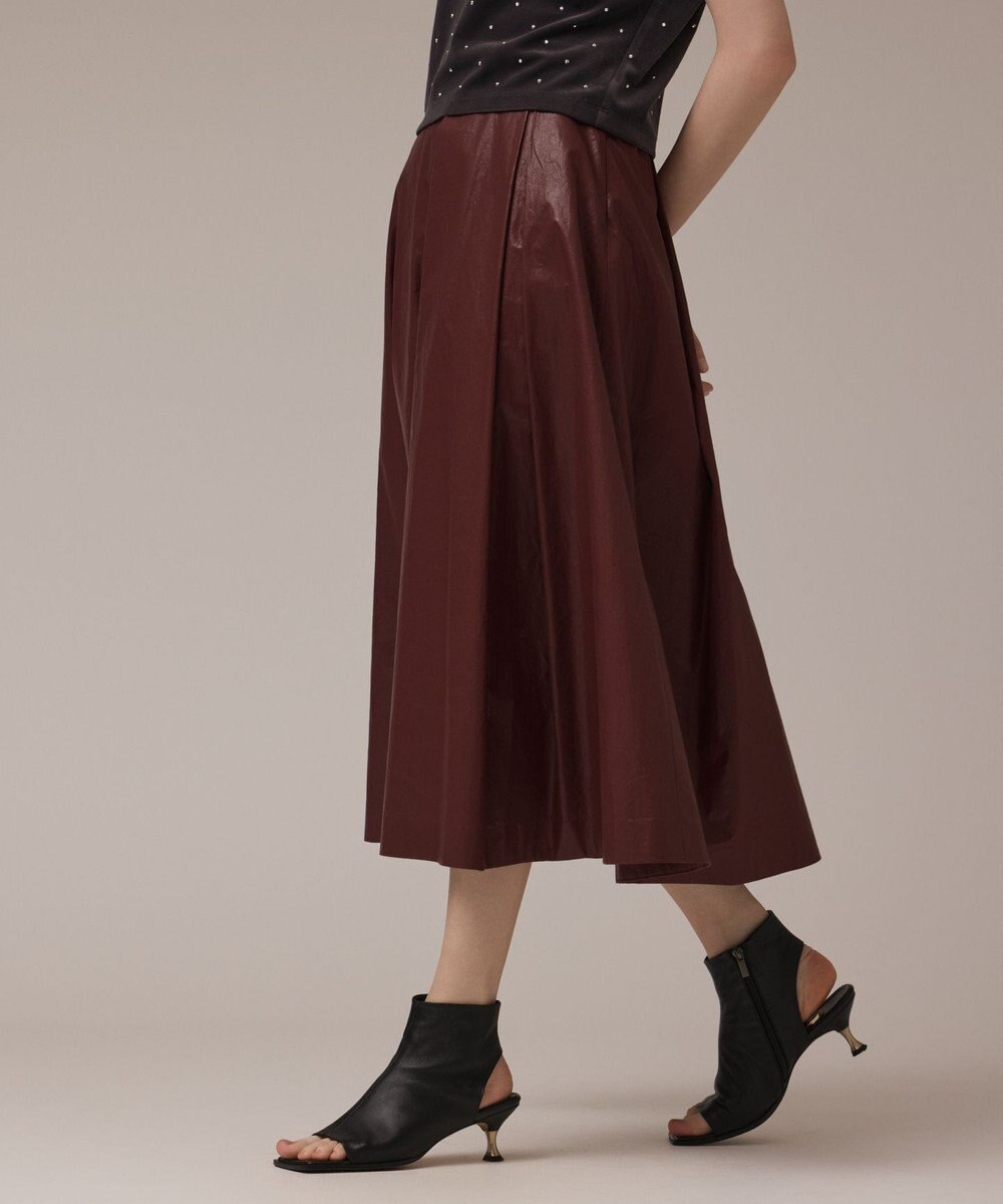 GRACE CONTINENTAL コーティングタックスカート 