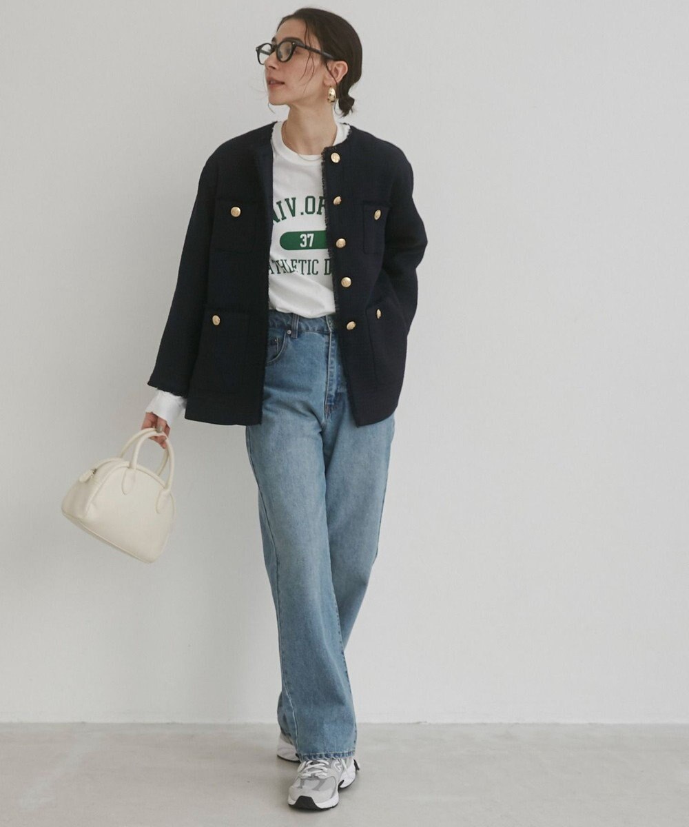 WEGO 【ANGIE VINTAGE】GILDAN カレッジロゴ オーバーサイズ プリント ロンT 