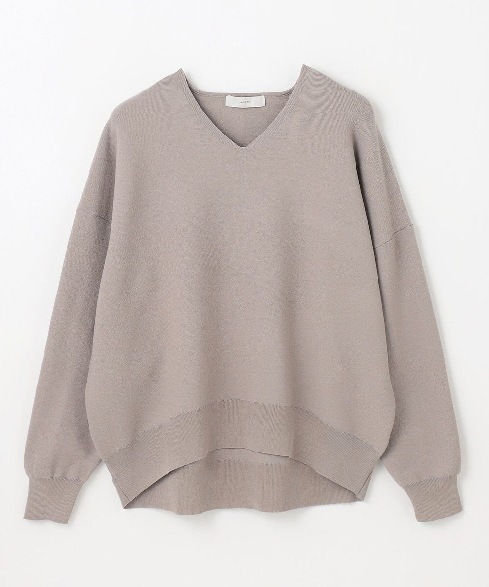 ANY 【5色展開】Ｖネックガーターニットプルオーバー 