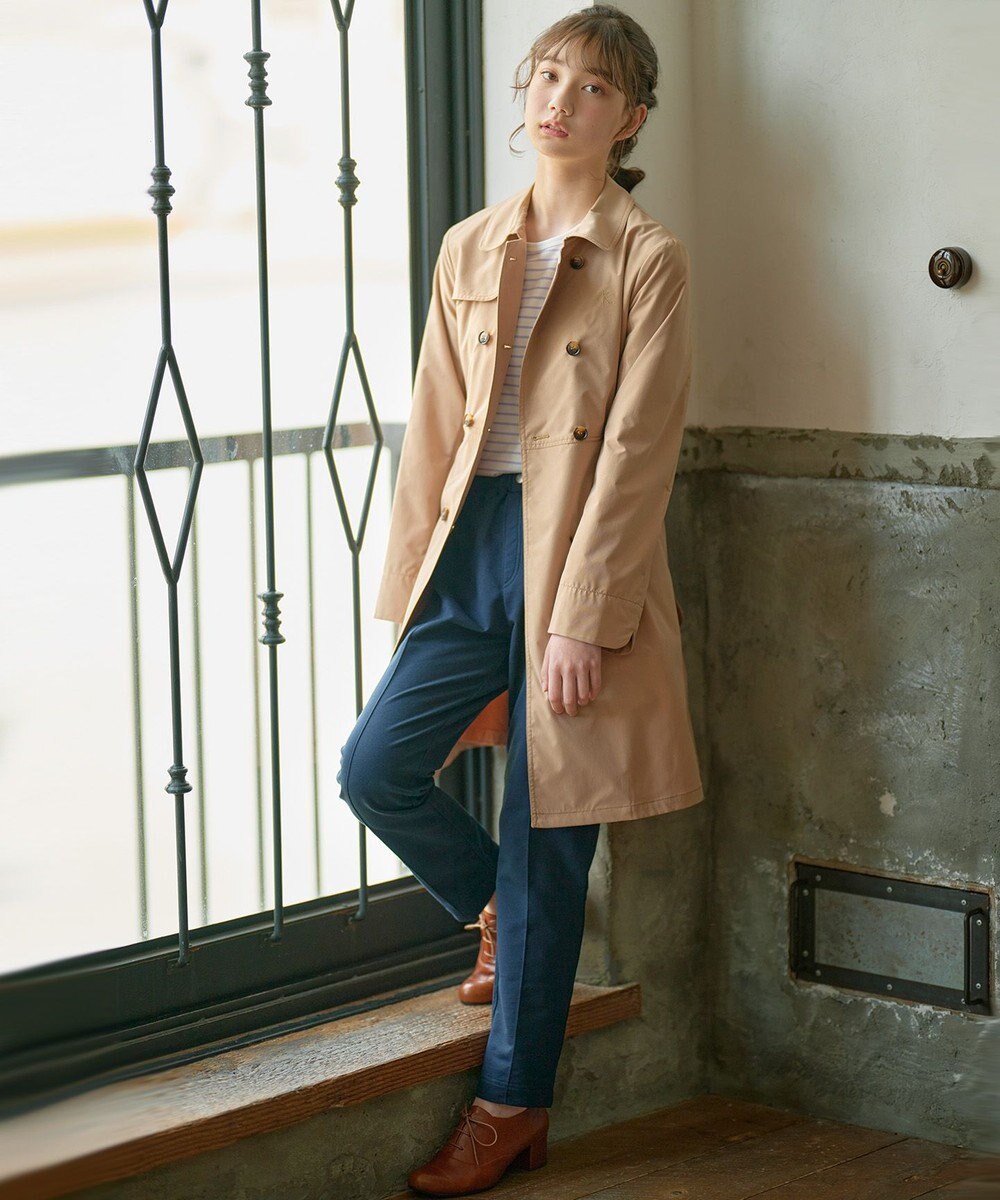 組曲 KIDS 【150-160cm】長袖ボーダー Tシャツ 